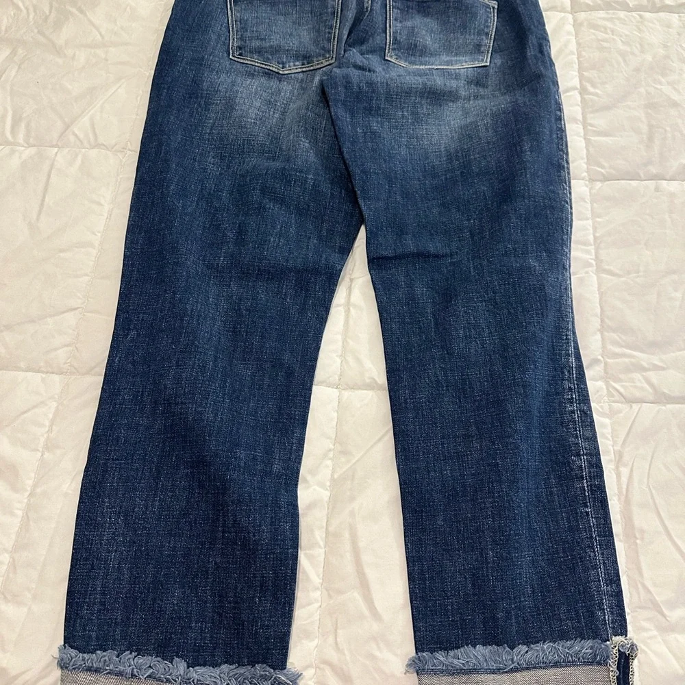 KanCan Medium Blue Ripped Boyfriend Jeans - Picture 2 of 5